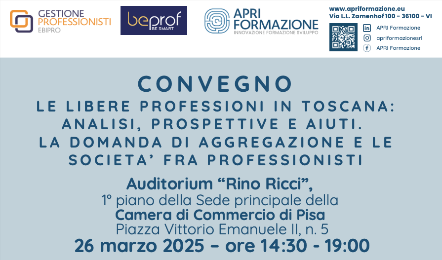 Le Libere Professioni in Toscana: Analisi, Prospettive e Aiuti