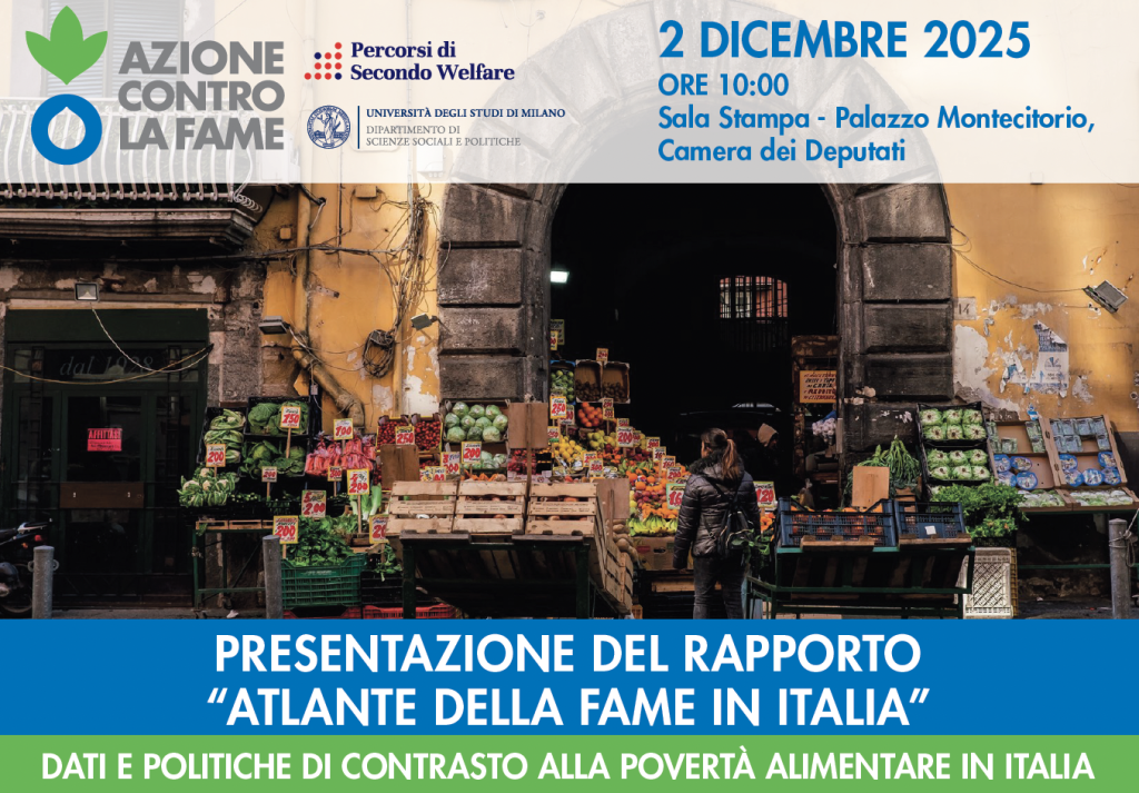 Evento di presentazione dell’Atlante della Fame in Italia