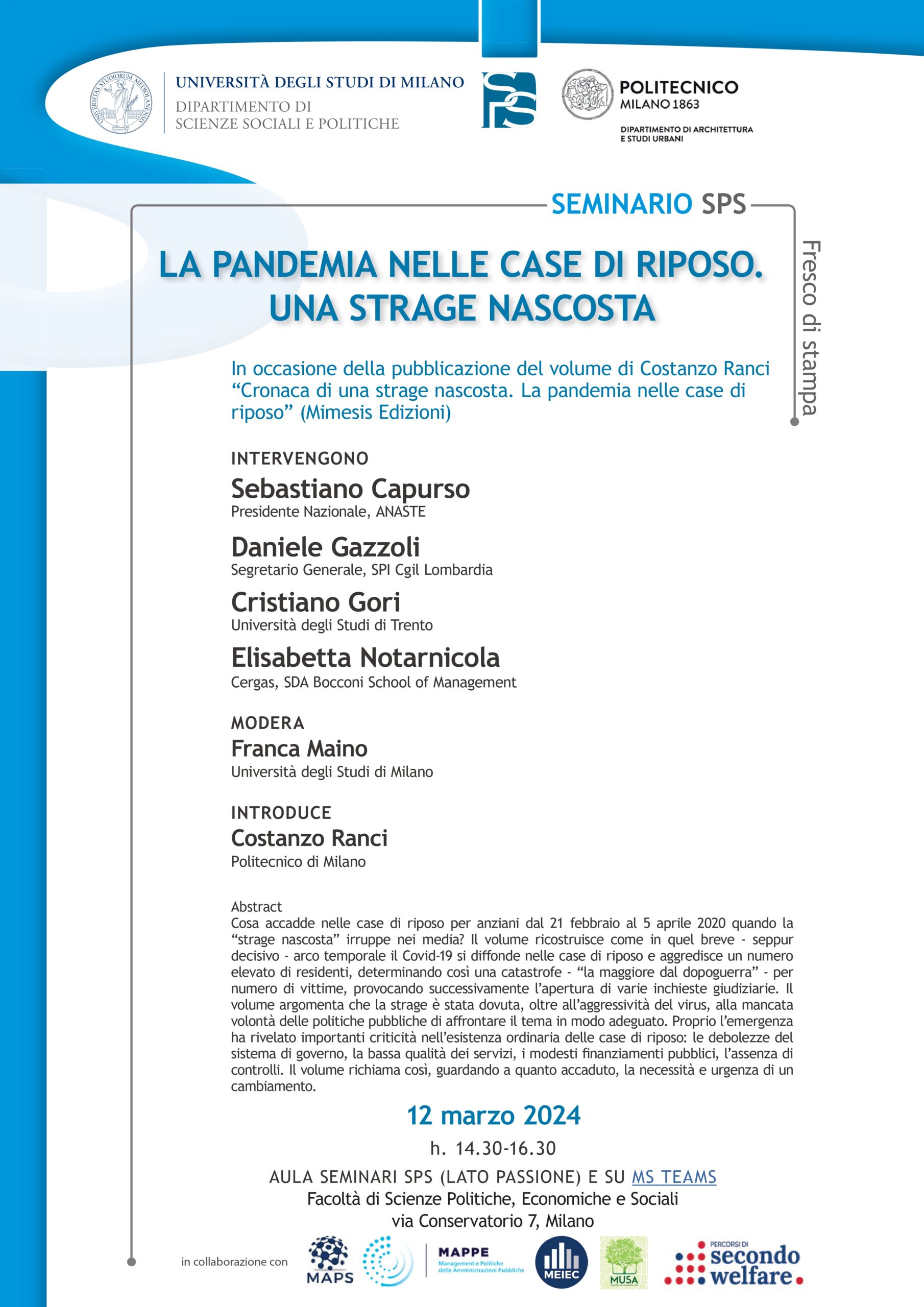 La pandemia nelle case di riposo. Una strage nascosta