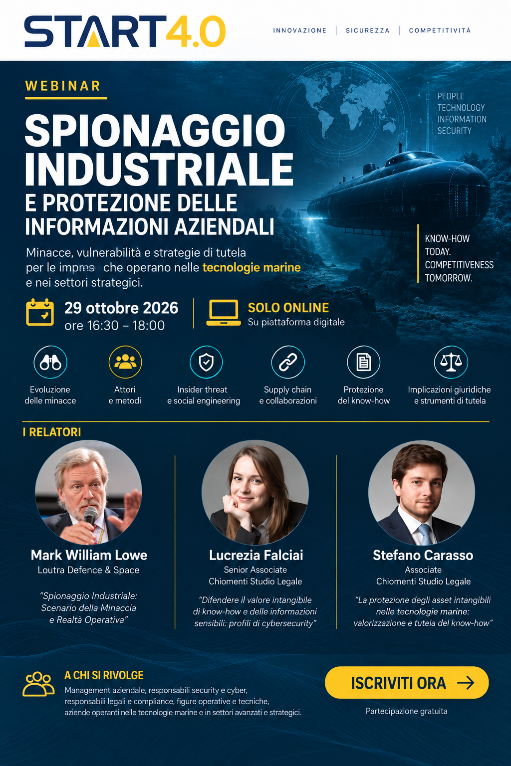 Spionaggio industriale e protezione delle informazioni aziendali