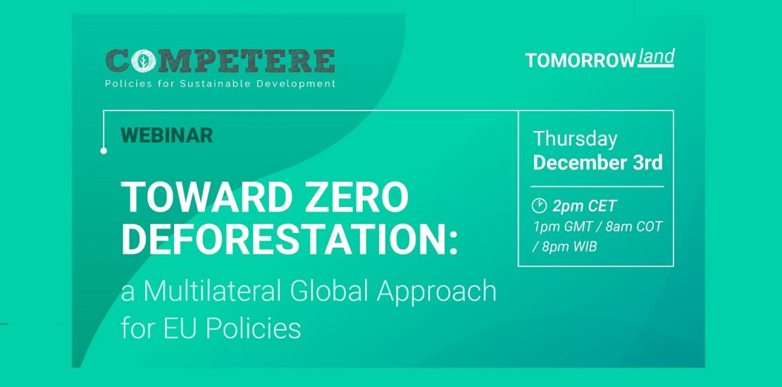 Toward Zero Deforestation: a Multilateral Global Approach for EU Policies 