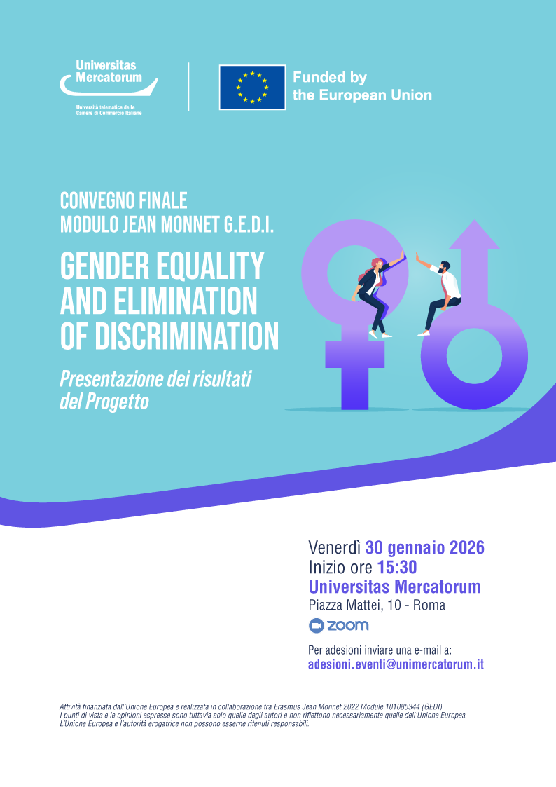 Gender Equality and elimination of discrimination - Presentazione dei risultati del Progetto