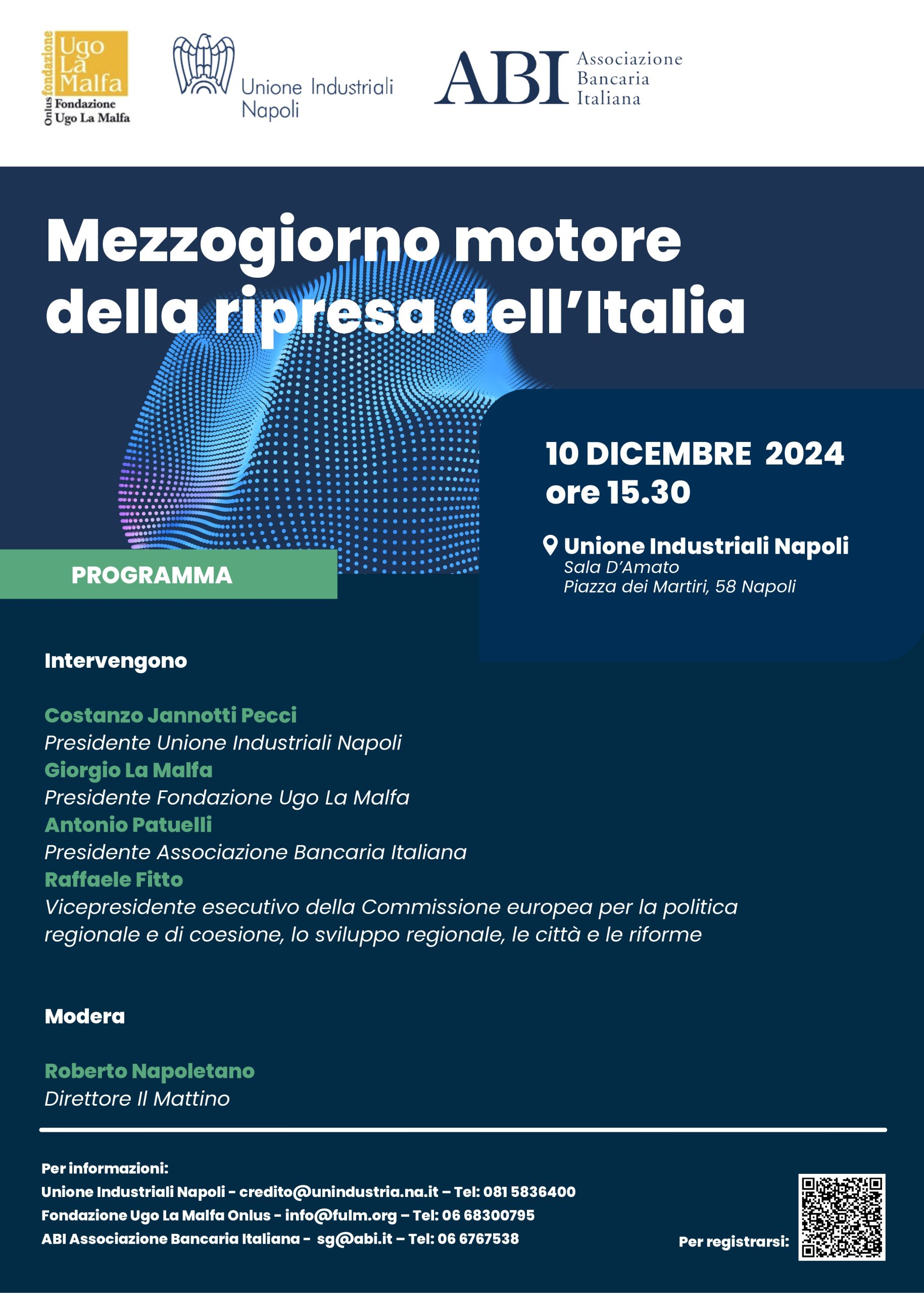 Mezzogiorno motore della ripresa dell'Italia