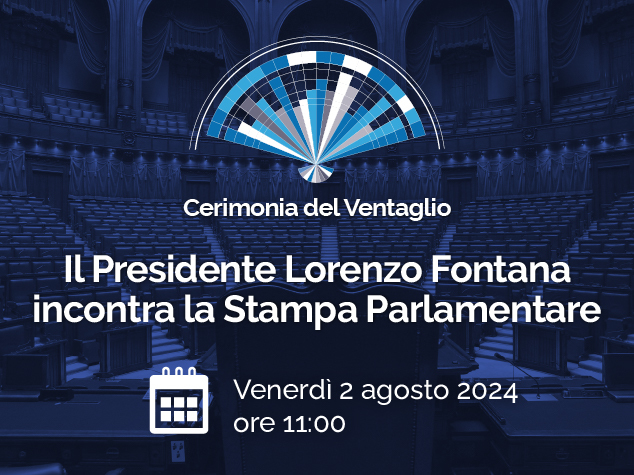 Cerimonia del Ventaglio con il Presidente Fontana