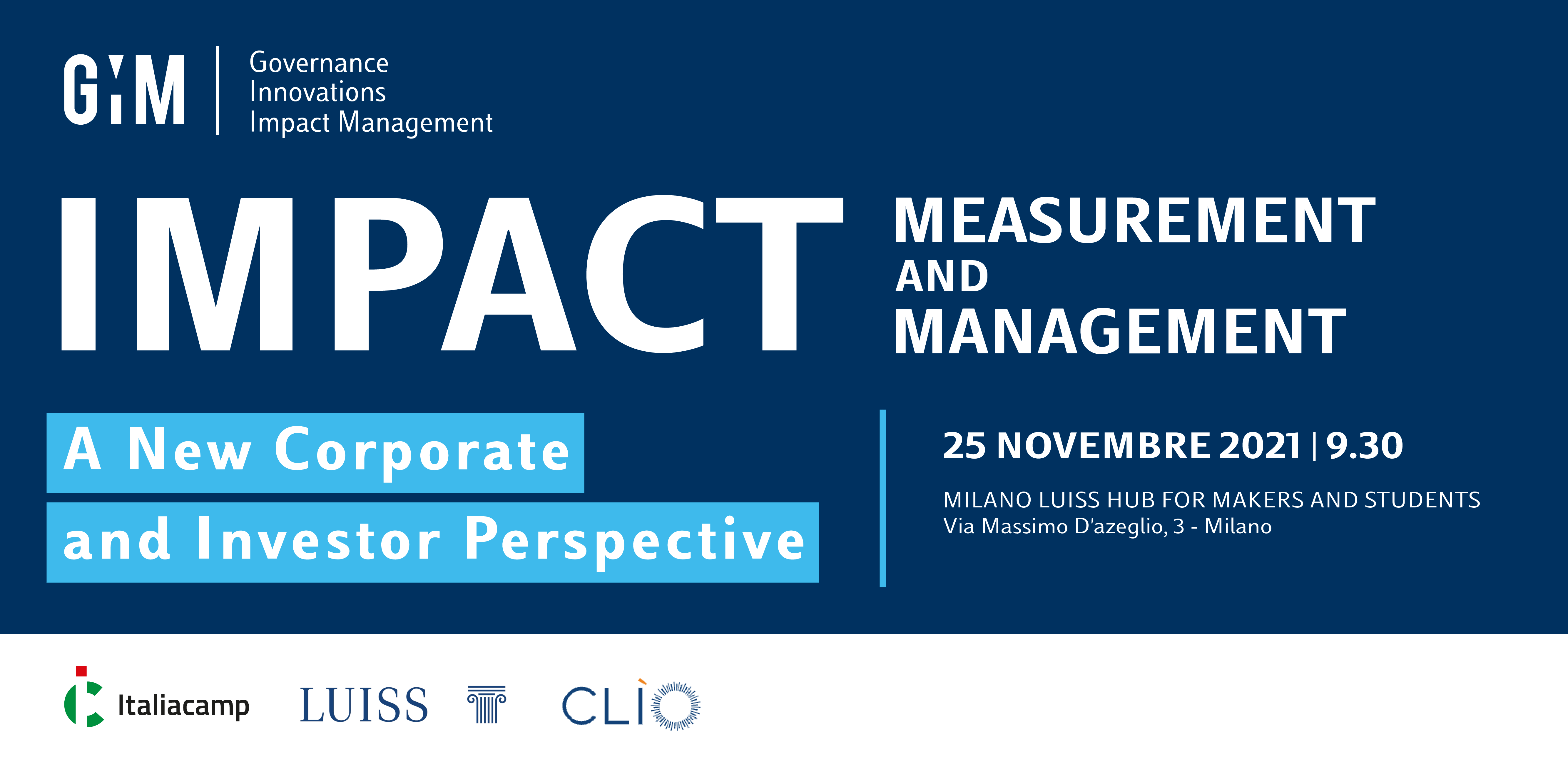 Impact Measurement and Management