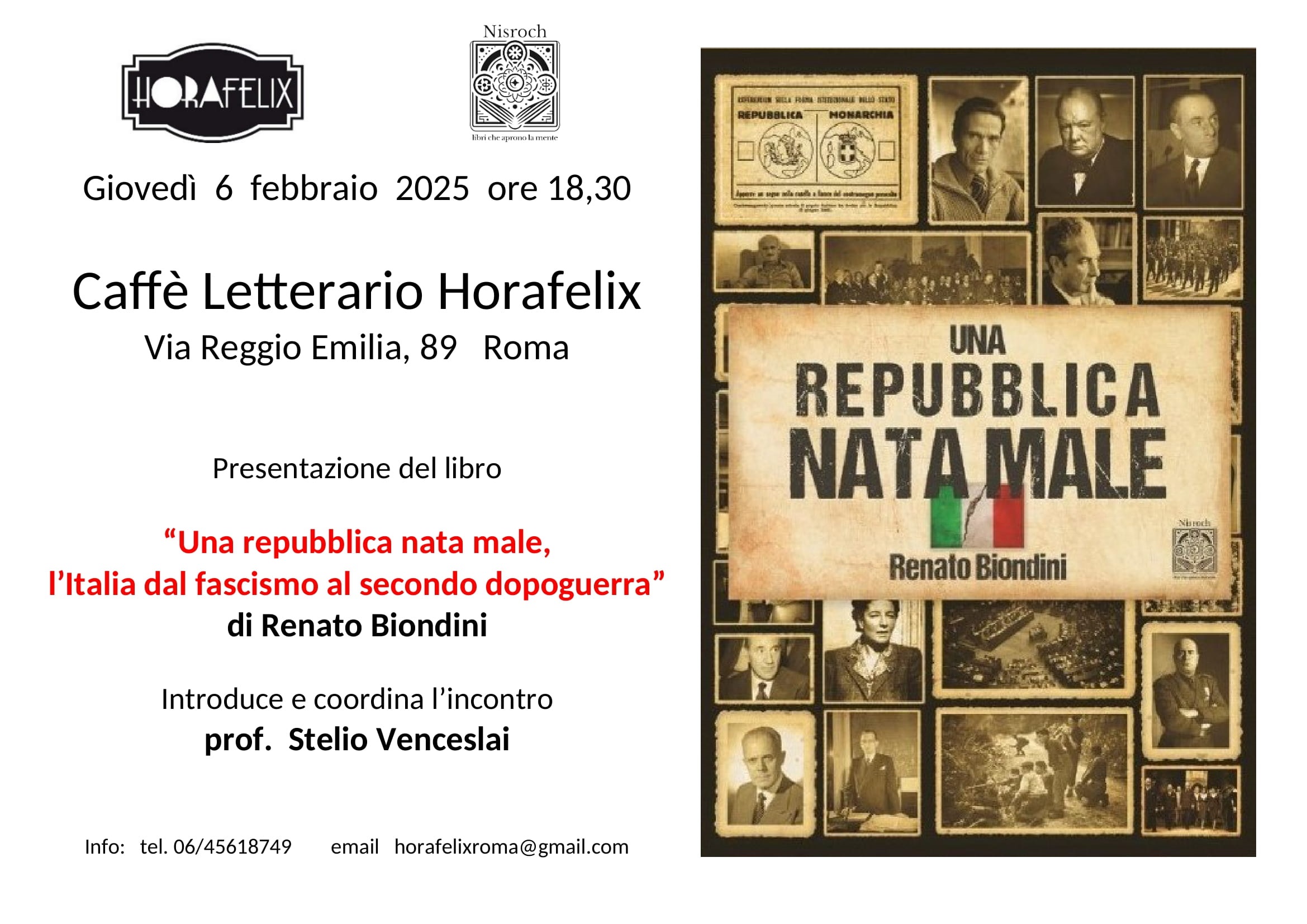 Presentazione del libro: “Una Repubblica nata male”