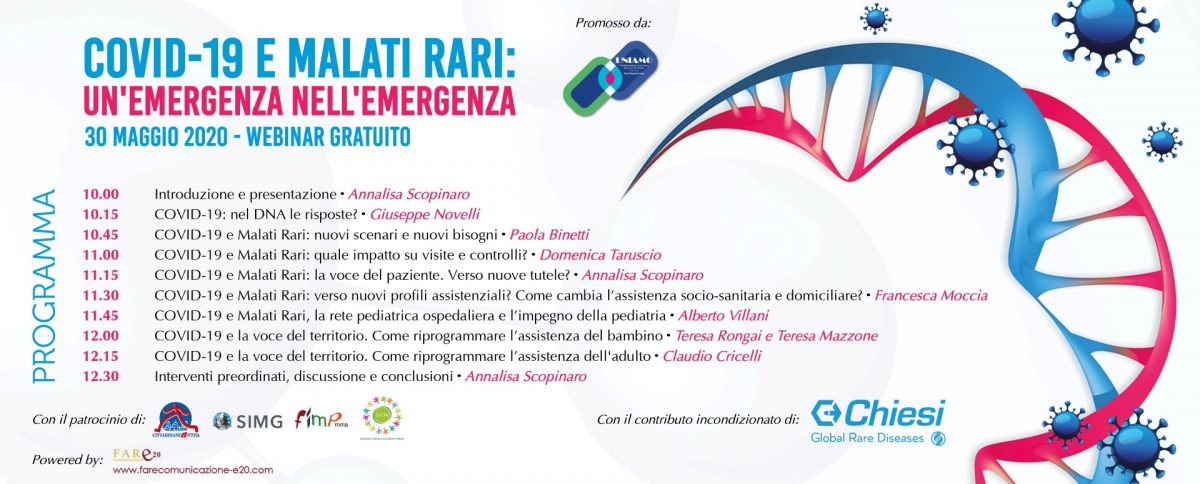 COVID-19 e malati rari: un’emergenza nell’emergenza