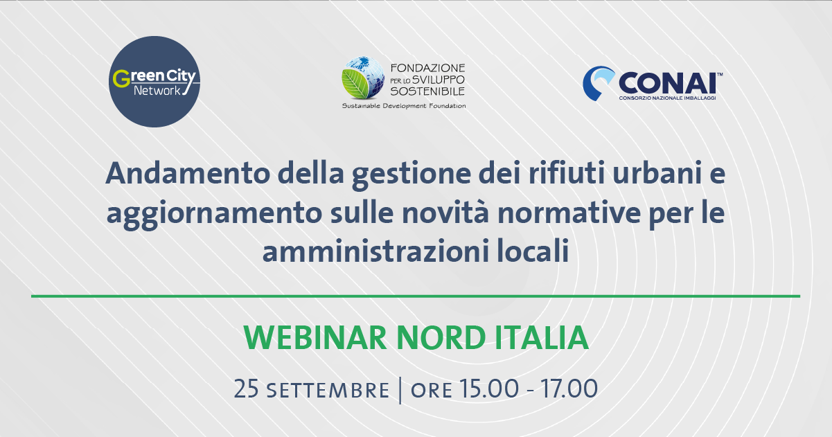 CONAI – Green City Network | Webinar Nord Italia
