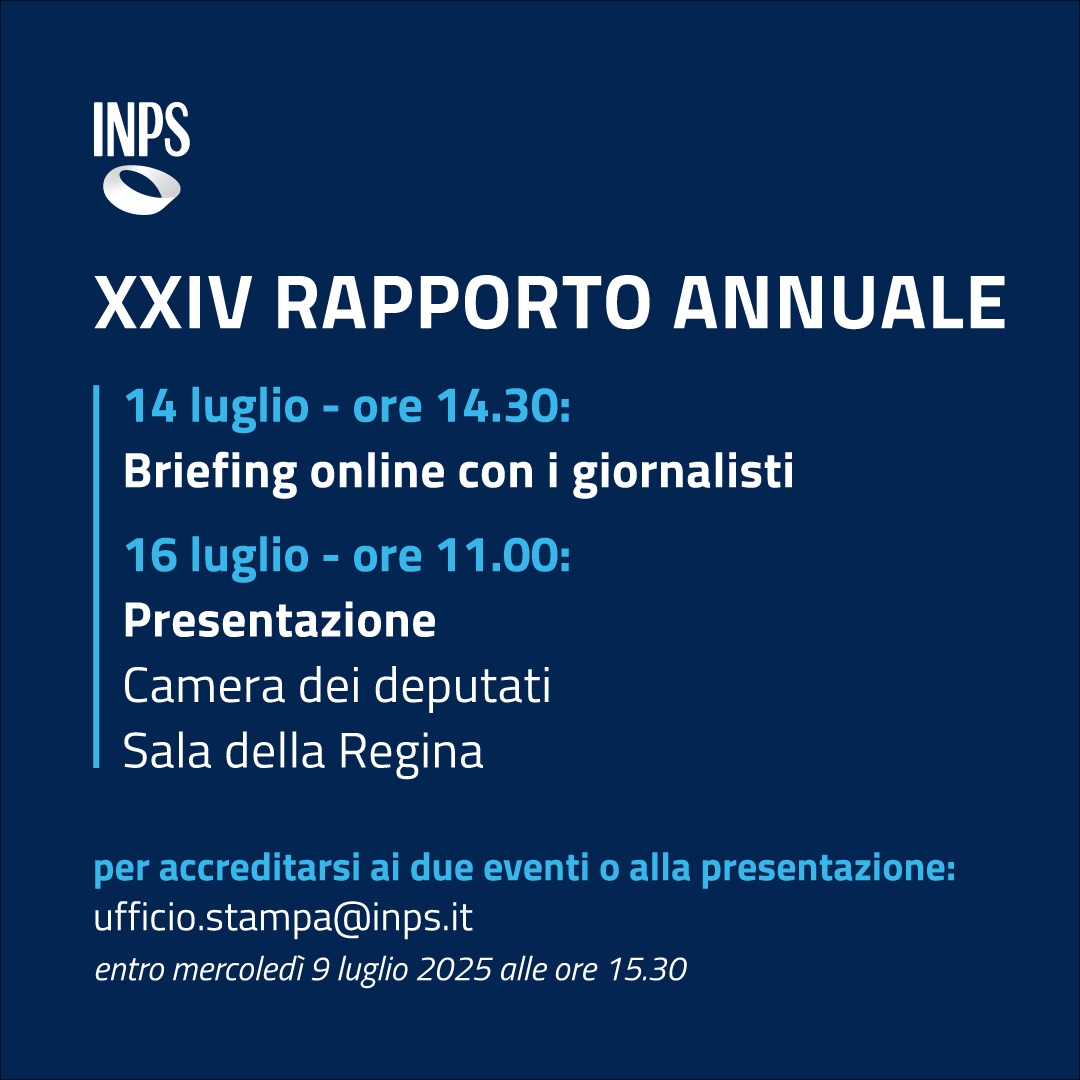 Pesentazione del XXIV rapporto annuale INPS