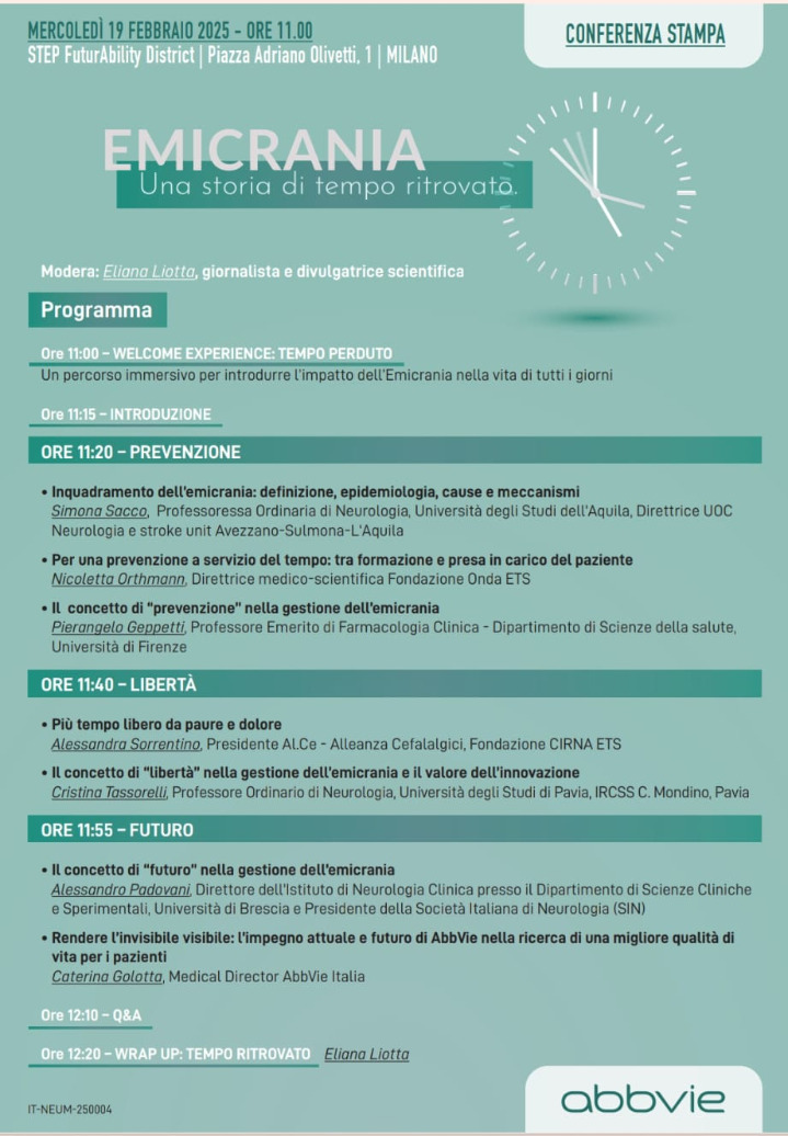Emicrania - Una storia di tempo ritrovato