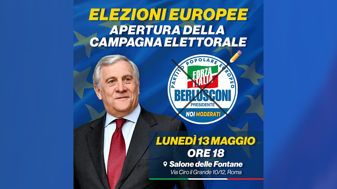 Elezioni Europee - Apertura campagna elettorale Forza Italia