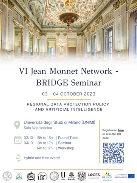 VI Meeting of the Jean Monnet Network “BRIDGE Project” Regional Data Protection Policy and Artificial Intelligence