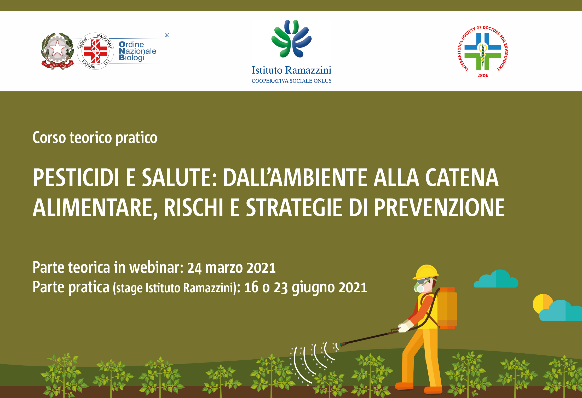 Pesticidi e salute: dall&rsquo;ambiente alla catena alimentare, rischi e strategie di prevenzione