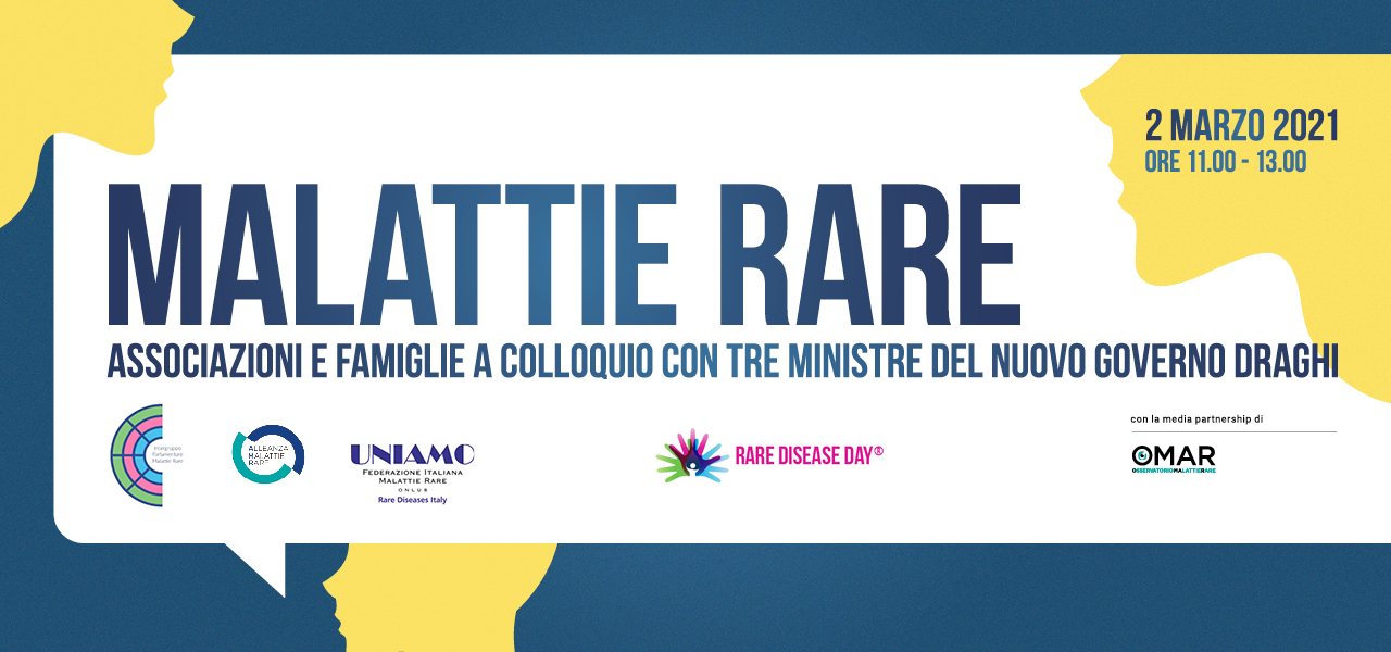 Malattie rare – Associazioni e famiglie a colloquio con tre ministre del nuovo Governo Draghi