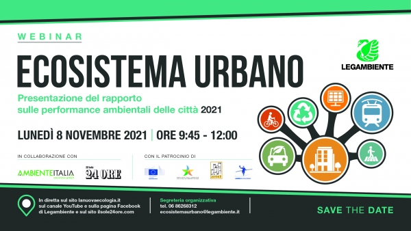 Ecosistema urbano - Presentazione del rapporto sulle performance ambientali delle citt&agrave;