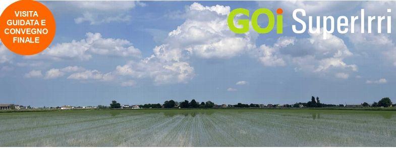 Soluzioni innovative per l'irrigazione di superficie: visita guidata e convegno finale del Goi SuperIrri
