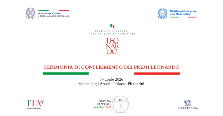 Cerimonia di conferimento dei Premi Leonardo 2026