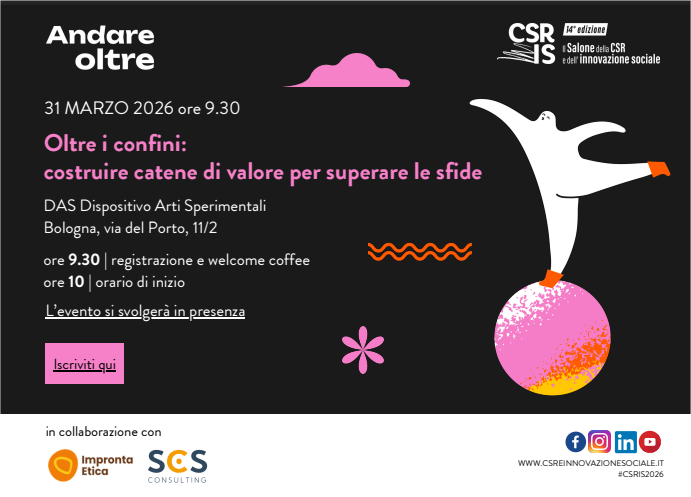 14ma edizione del Salone della CSR e dell’innovazione sociale, tappa a Bologna