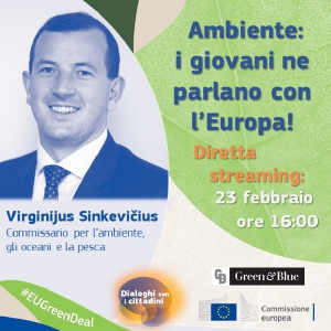 Ambiente: i giovani ne parlano con l'Europa! Dialogo con il commissario Sinkevicius