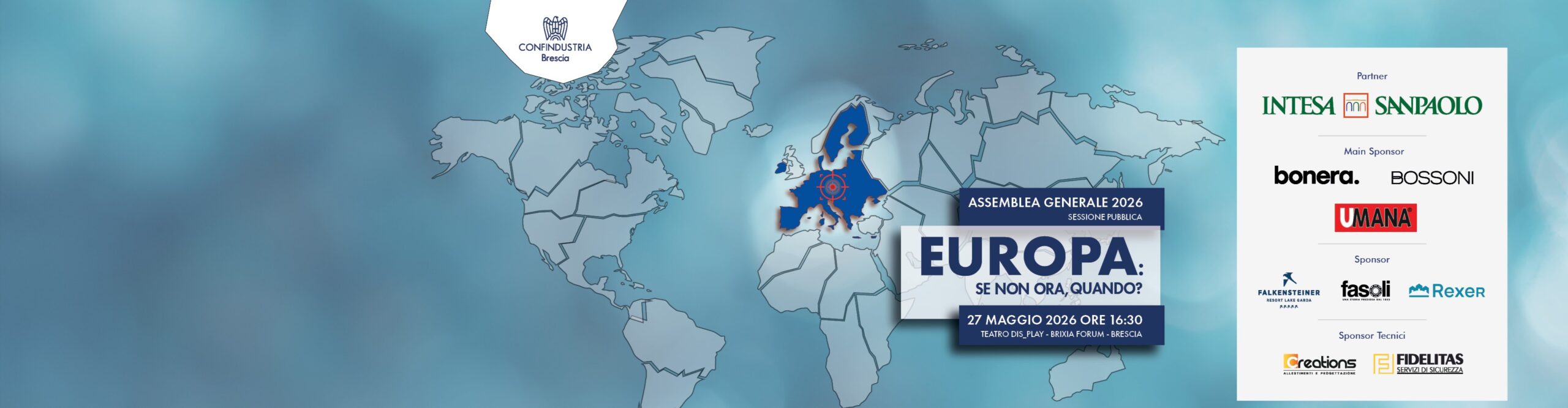 Assemblea generale 2026 di Confindustria Brescia - Europa: se non ora, quando?