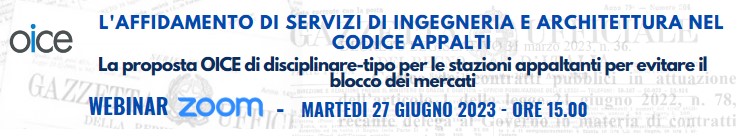 L'affidamento di servizi di ingegneria e architettura nel codice appalti