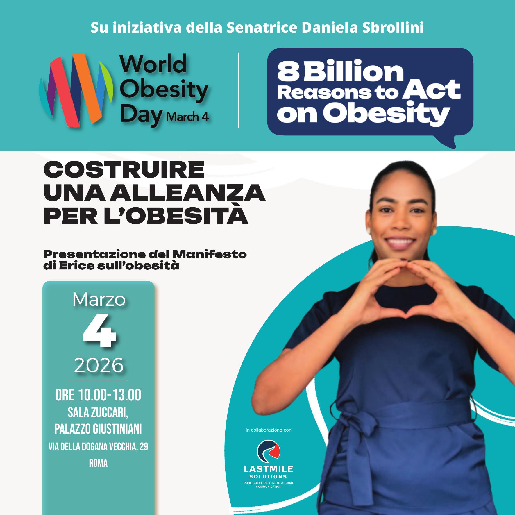 Costruire una alleanza per l'obesit&agrave;