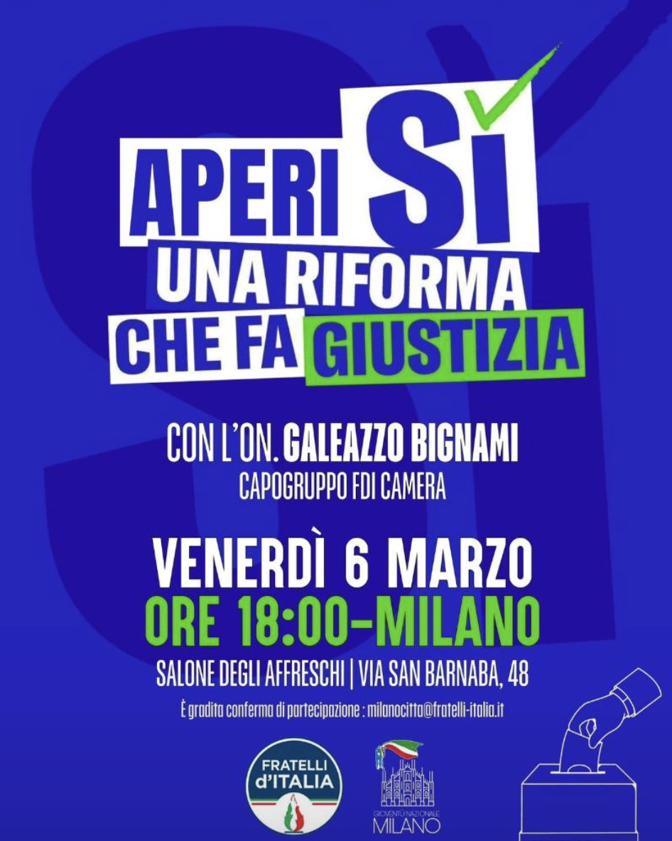 AperiSI -  Una riforma che fa giustizia