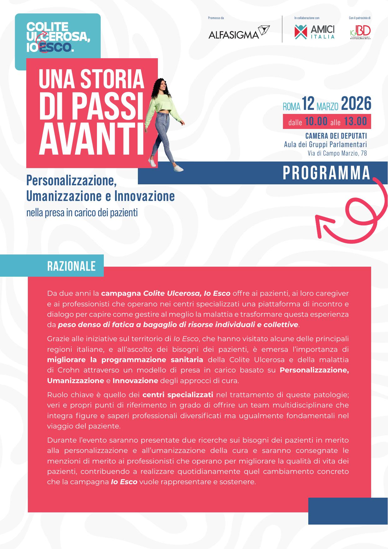Una storia di passi avanti. Personalizzazione, umanizzazione e innovazione nella presa in carico dei pazienti