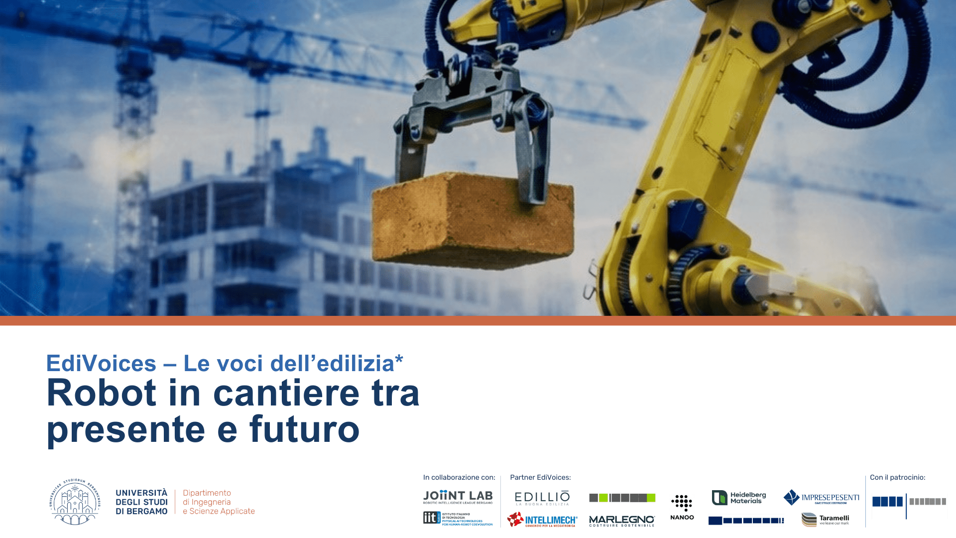 Edivoices – robot in cantiere tra presente e futuro