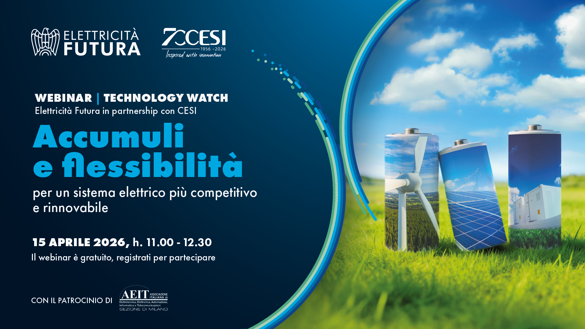 Accumuli e flessibilità per un sistema elettrico più competitivo e rinnovabile