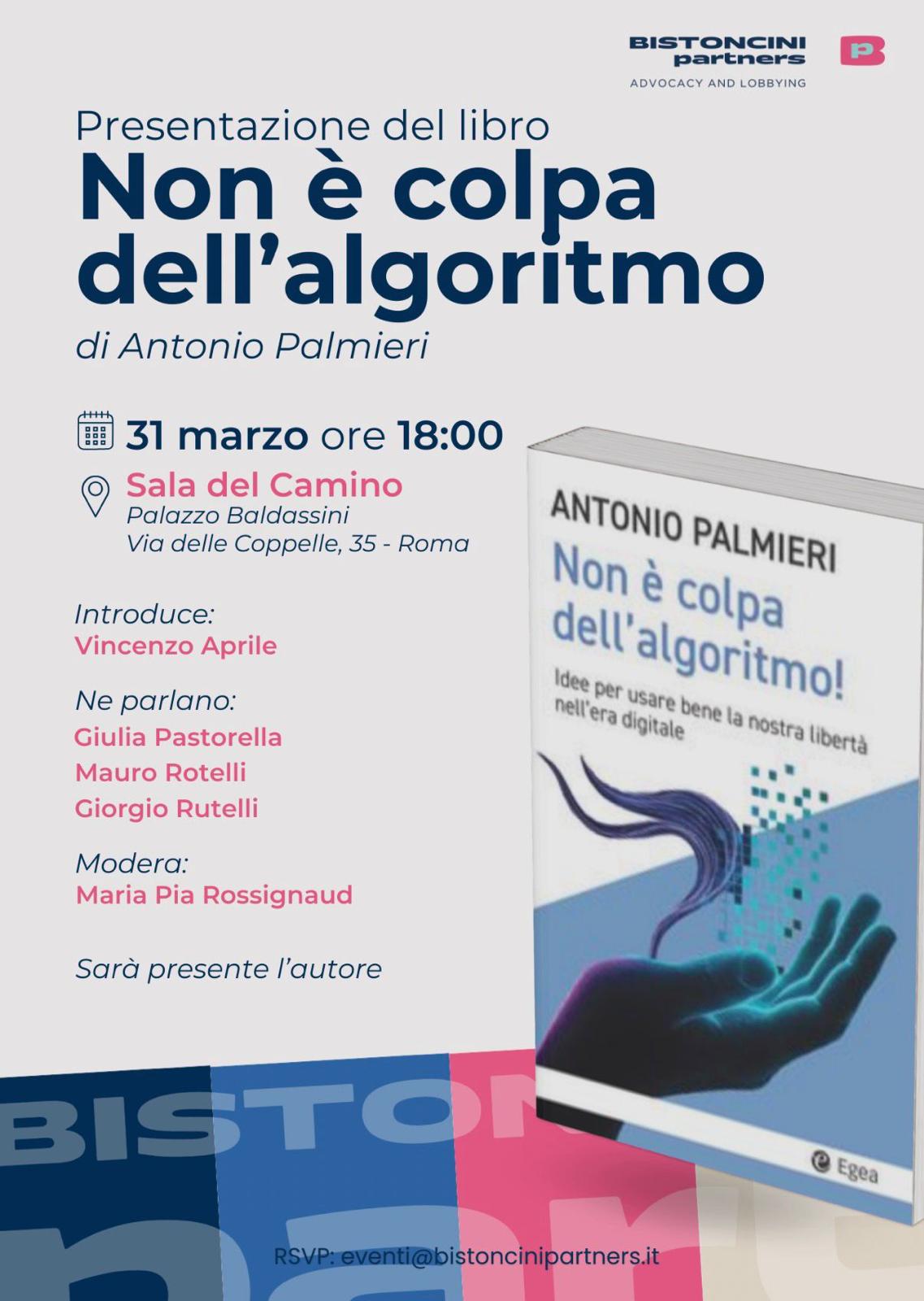 Presentazione del libro: "Non è colpa dell’algoritmo"