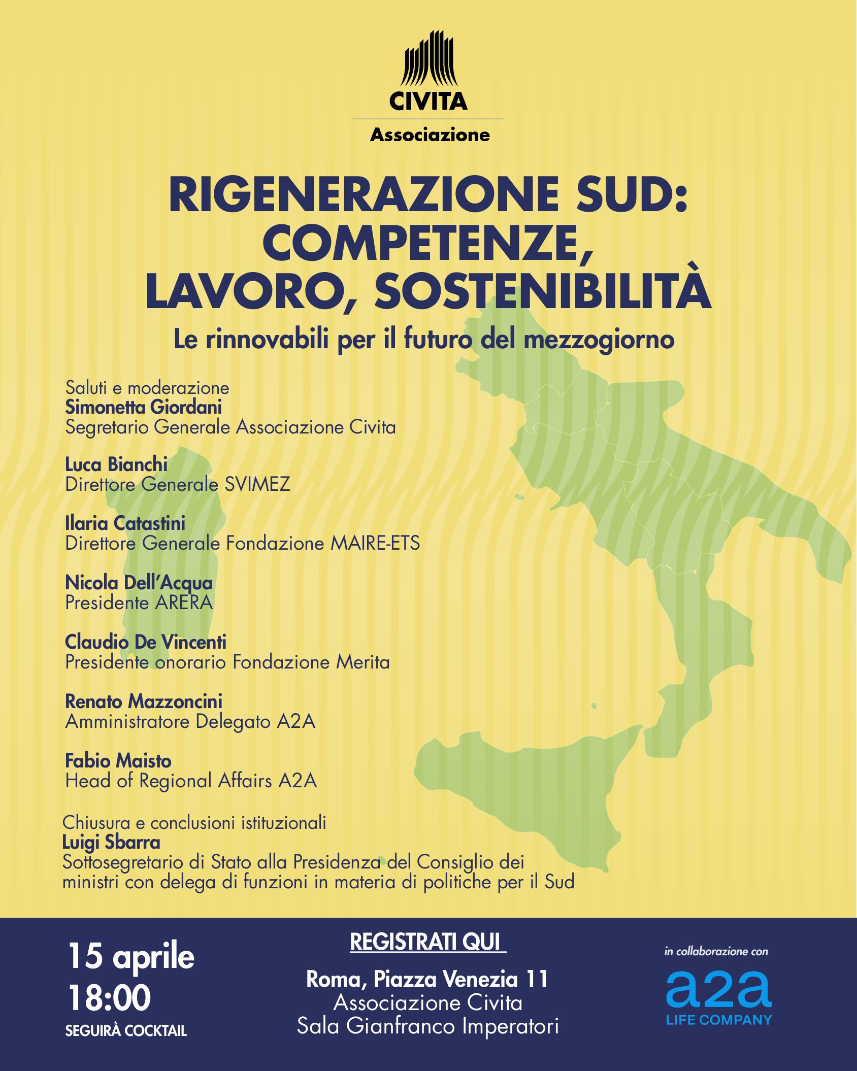 Rigenerazione sud: competenze, lavoro, sostenibilità