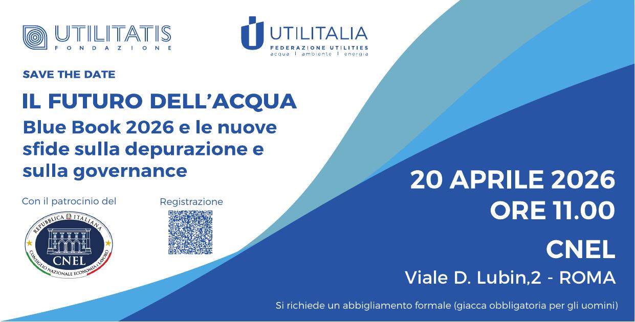 Il Futuro dell'acqua. Blue Book 2026 e le nuove sfide sulla depurazione e sulla governance