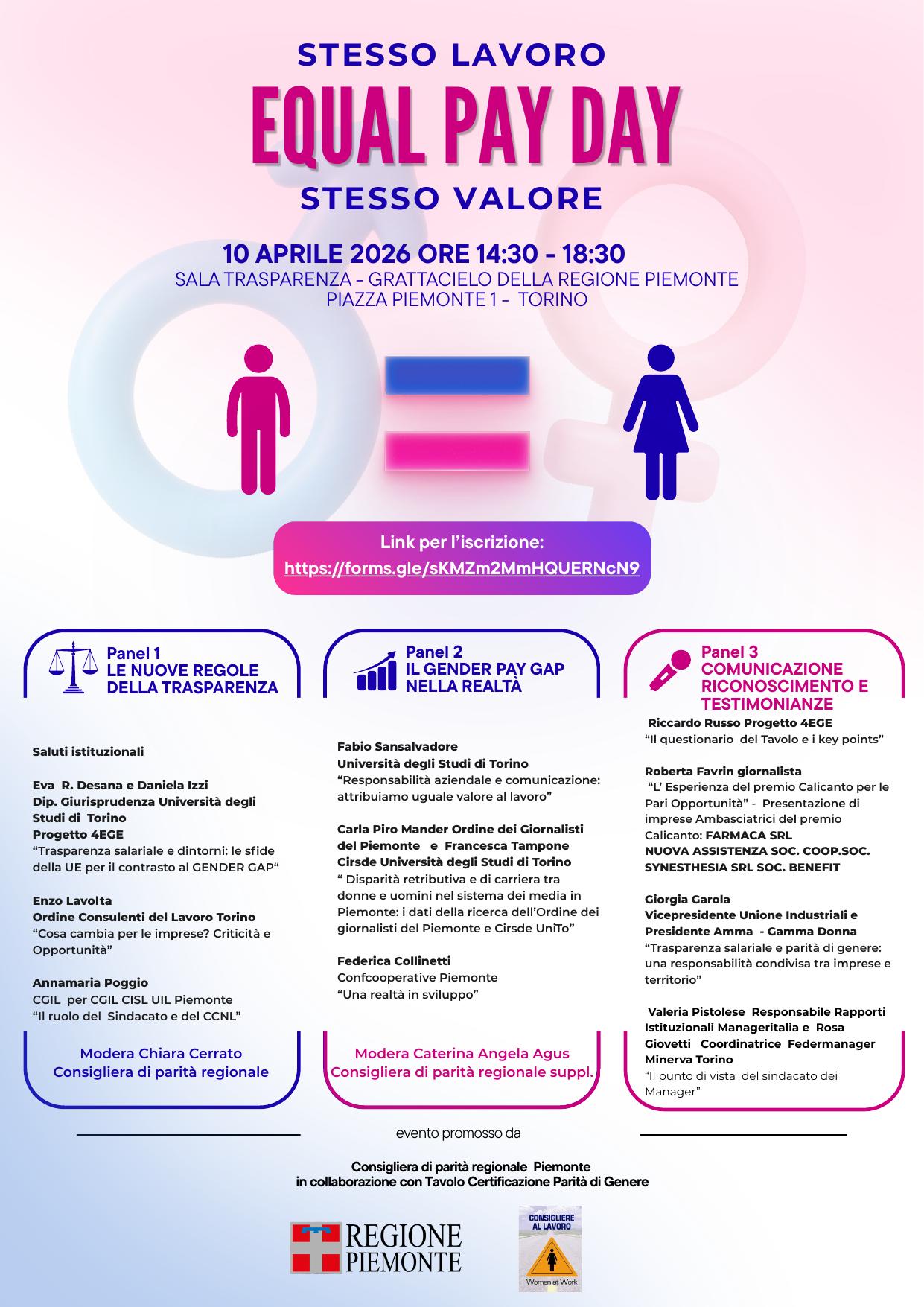 Equal pay day: stesso lavoro, stesso valore