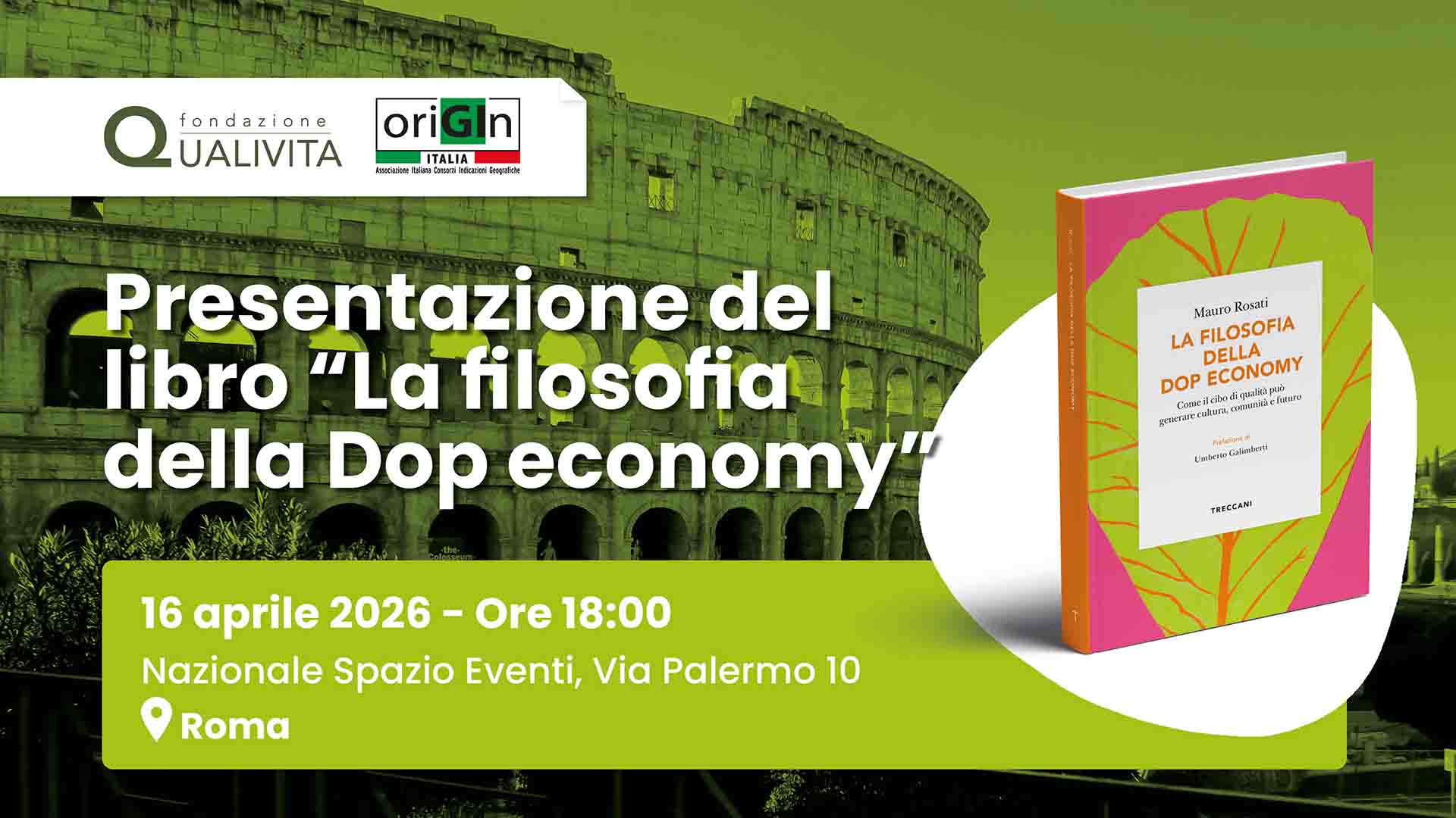 Presentazione del volume: "La filosofia della Dop economy"