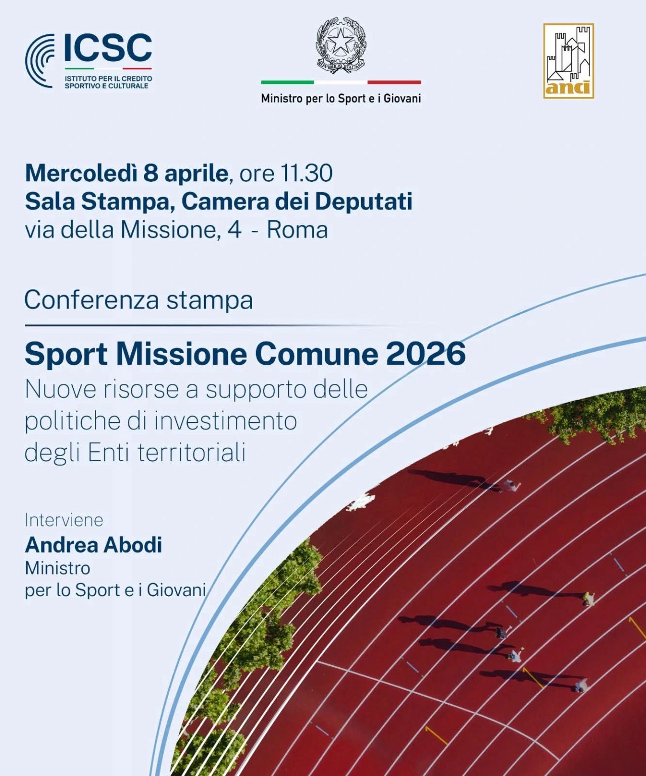 Conferenza stampa sport missione comune 2026