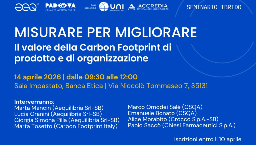 Misurare per migliorare, il valore della Carbon Footprint di prodotto e di organizzazione 