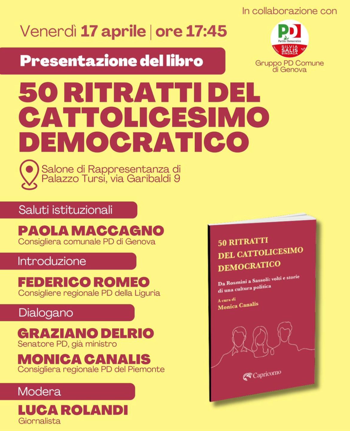 Presentazione del libro: "50 ritratti del cattolicesimo democratico"