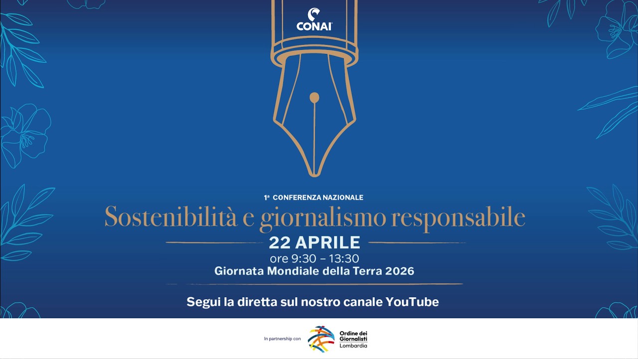 Conferenza Nazionale "Sostenibilità e giornalismo responsabile"