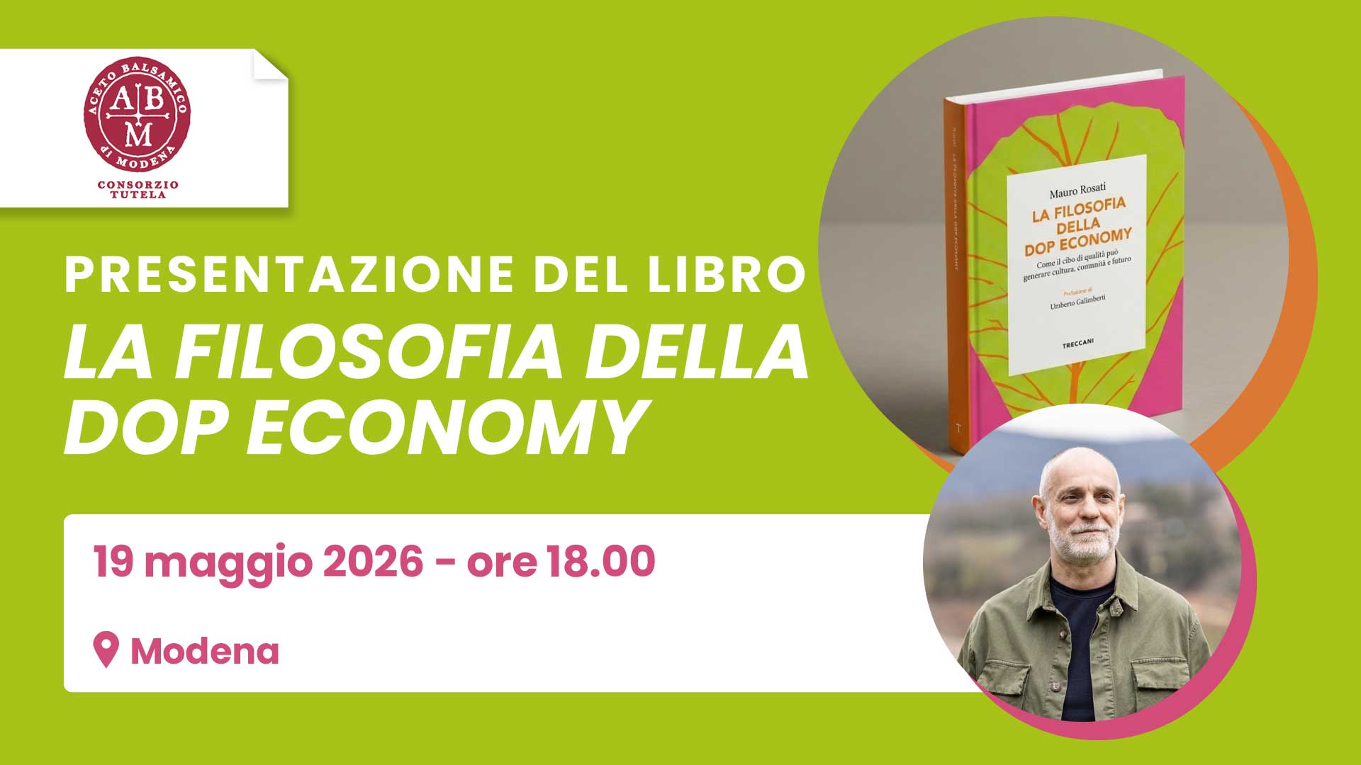 Presentazione del libro: "La filosofia della dop economy"