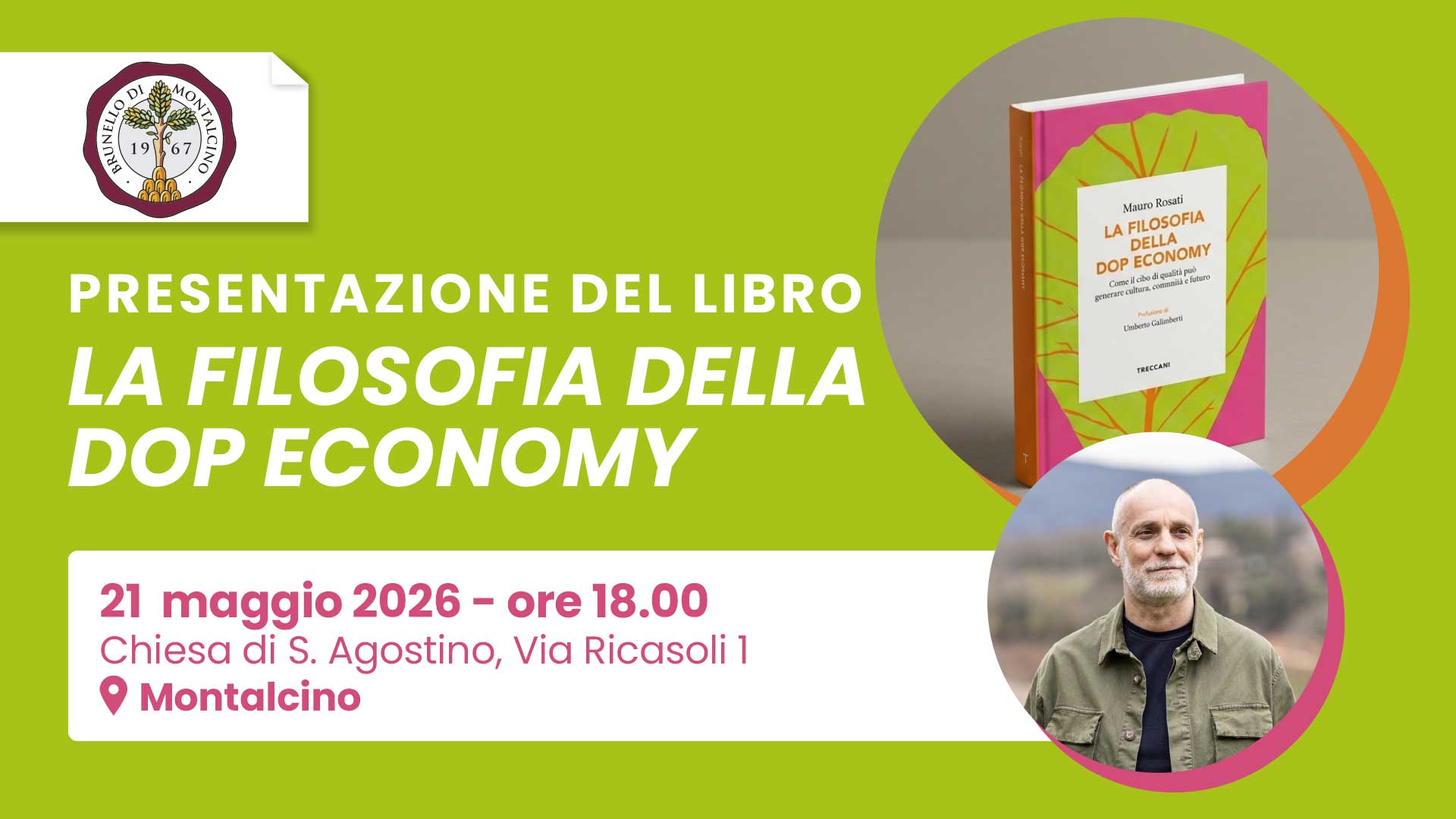 Presentazione del libro: "La filosofia della dop economy" di mauro rosati