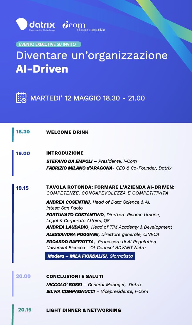 Diventare un’organizzazione AI-driven