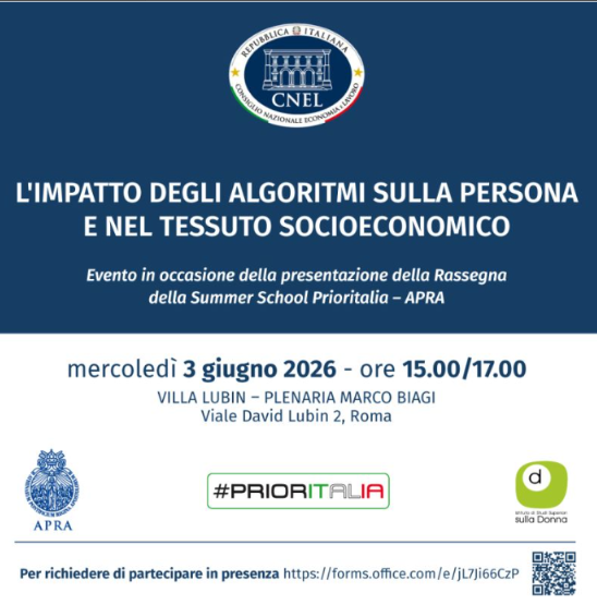 L'impatto degli algoritmi sulla persona e nel tessuto socioeconomico