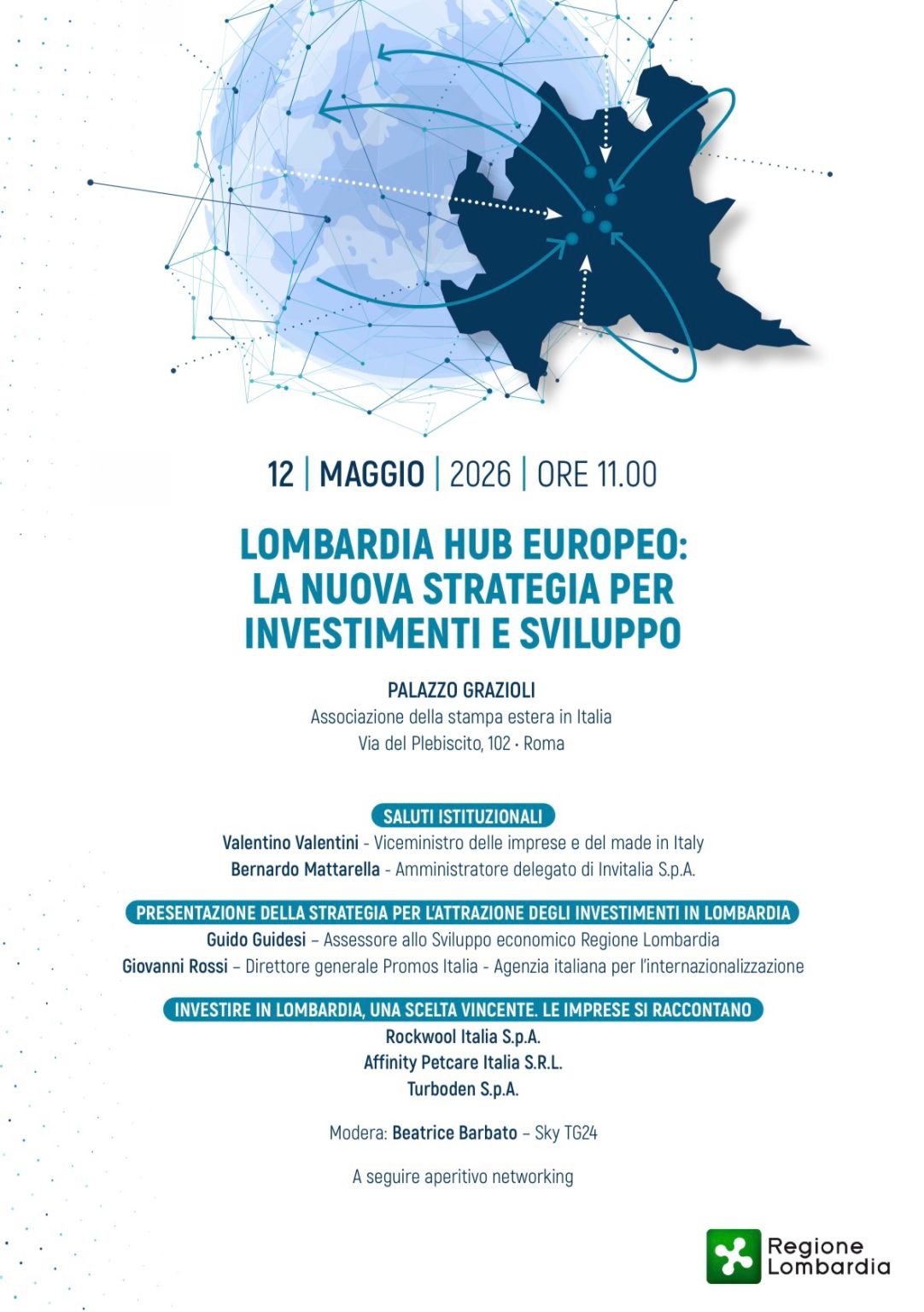 Lombardia hub europeo: la nuova strategia per investimenti e sviluppo
