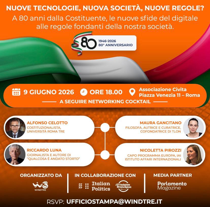 Nuove tecnologie, nuova società, nuove regole?
