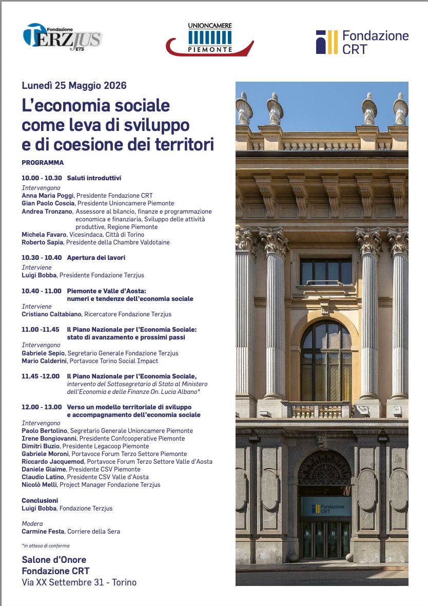 L'economia sociale come leva di sviluppo e di coesione dei territori