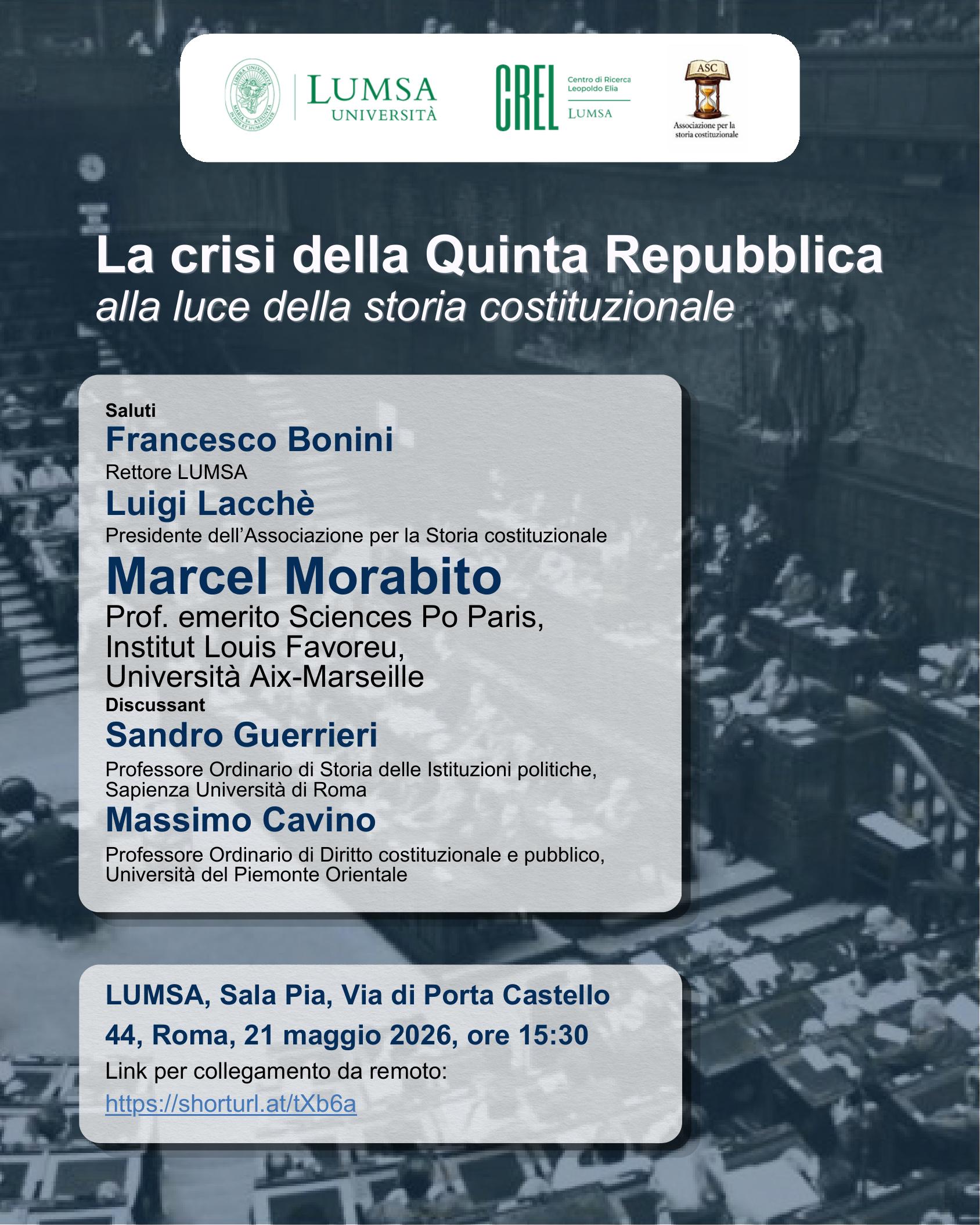 La crisi della quinta repubblica alla luce della storia costituzionale