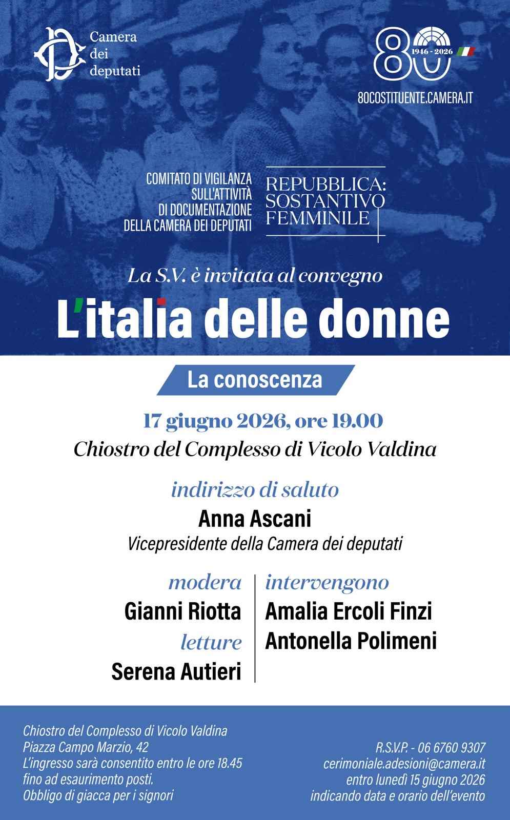 L'italia delle donne - La conoscenza