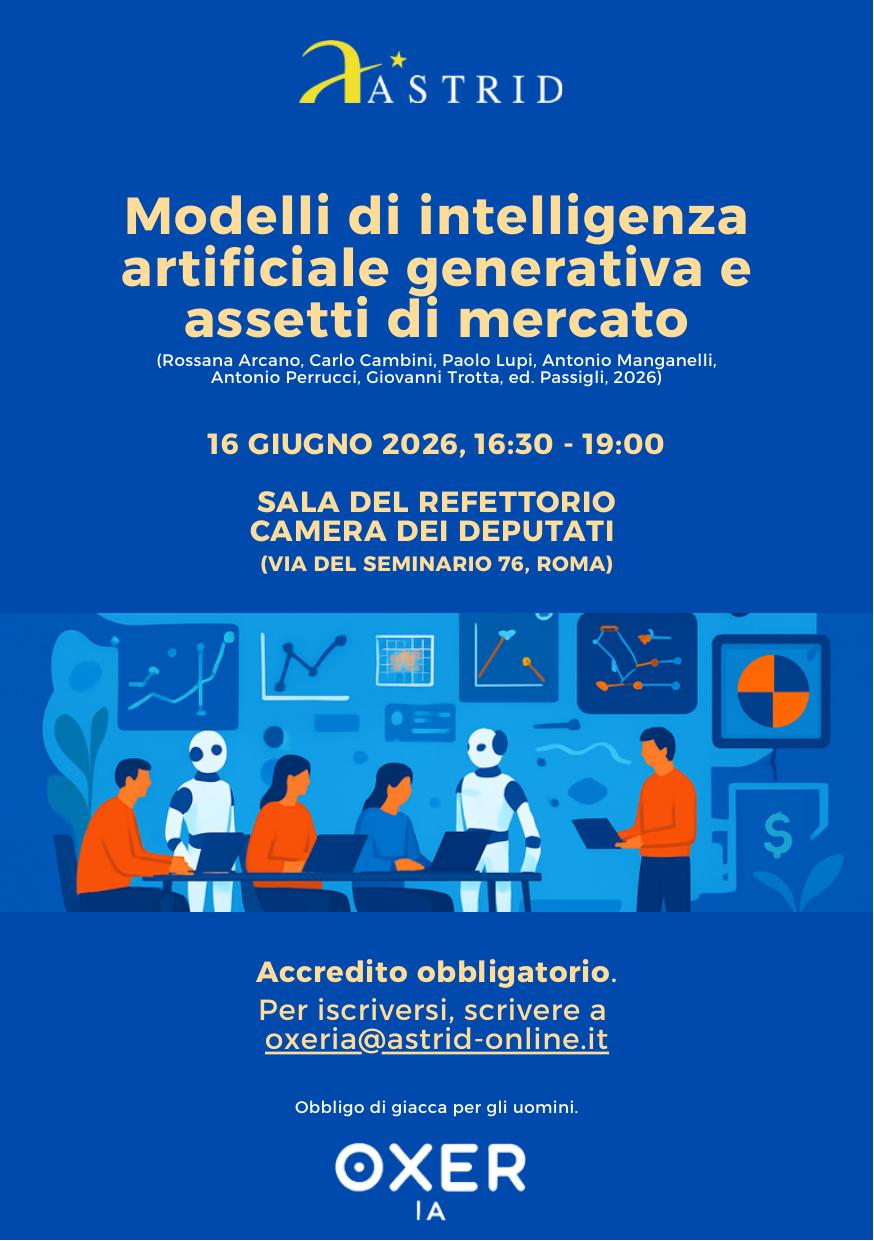 Modelli di intelligenza artificiale generativa e assetti di mercato