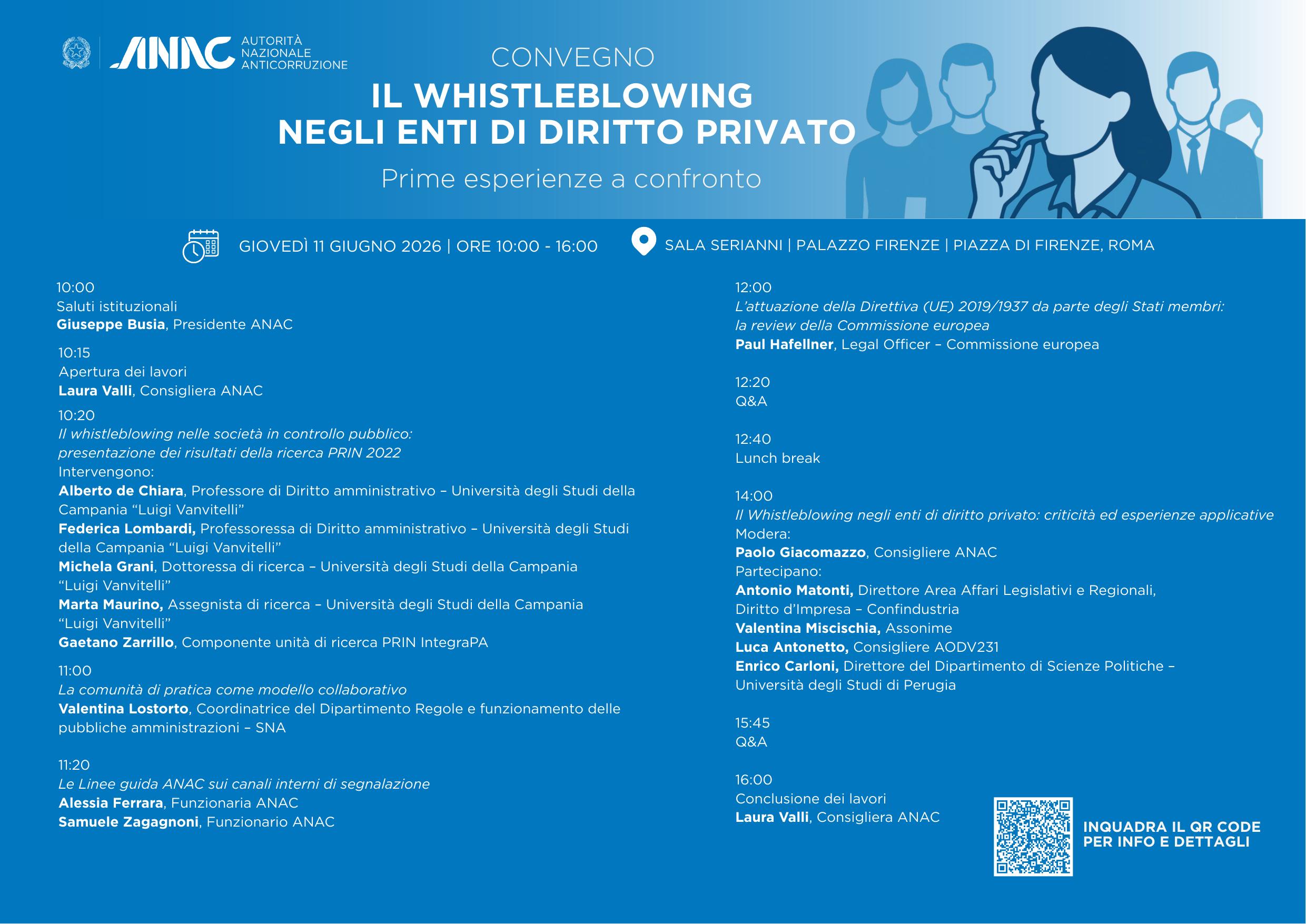 Il whistleblowing negli enti di diritto privato